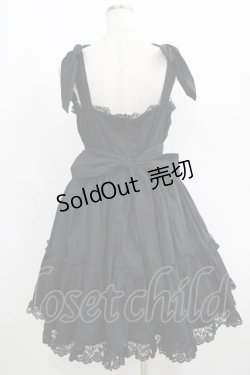 画像3: metamorphose / ラッセルレースジャンパースカート Free ブラック H-25-06-10-012-ME-OP-NS-ZH