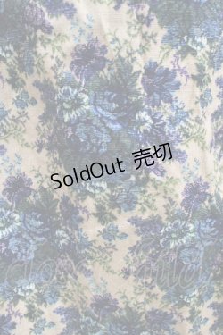 画像4: metamorphose / ゴブランロングジャンパースカート Free ブルー H-25-06-10-014-ME-OP-NS-ZH