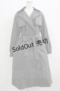 axes femme / バイカラーレーストレンチコート M グレー H-25-06-10-016-AX-CO-NS-ZH