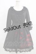 To Alice / 彼岸花ワンピース S ブラック H-25-06-10-017-LO-OP-NS-ZH