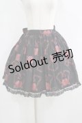 metamorphose / 茨柄スカート Free ブラック/レッド H-25-06-10-018-ME-SK-NS-ZH