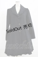 axes femme / レースカラーコート M ブラック H-25-06-10-019-AX-CO-NS-ZH