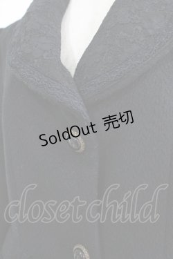 画像4: axes femme / レースカラーコート M ブラック H-25-06-10-019-AX-CO-NS-ZH