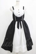 axes femme kawaii / 童話の小公女ジャンスカ M ブラック H-25-06-10-002-AX-OP-NS-ZH