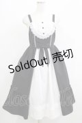 axes femme kawaii / 童話の小公女ジャンスカ M ブラック H-25-06-10-002-AX-OP-NS-ZH