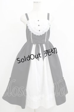 画像1: axes femme kawaii / 童話の小公女ジャンスカ M ブラック H-25-06-10-002-AX-OP-NS-ZH