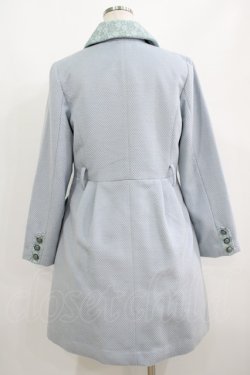 画像3: axes femme / レース襟コート M サックス H-25-06-10-020-AX-CO-NS-ZT-C044