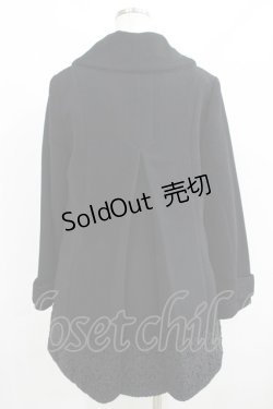 画像3: axes femme / レース使いコート M ブラック H-25-06-10-021-AX-CO-NS-ZT-C054