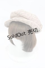 axes femme / 総レースキャスケット  ベージュ H-25-06-11-001-AX-AC-NS-ZH