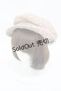 axes femme / 総レースキャスケット  ベージュ H-25-06-11-001-AX-AC-NS-ZH