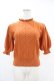 画像1: F&A / 配色フリル5分袖ケーブルニットプルオーバー Free ORANGE H-25-06-11-044-LO-TO-NS-ZH (1)