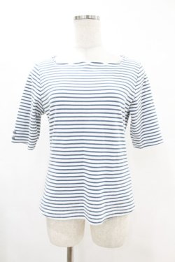 画像1: F&A / スカラップスクエアネックトップス Free OFF×BL H-25-06-11-052-LO-TO-NS-ZH