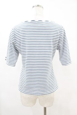 画像2: F&A / スカラップスクエアネックトップス Free OFF×BL H-25-06-11-052-LO-TO-NS-ZH
