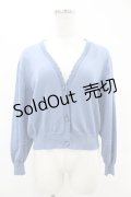 F&A / クリアマーガレット釦UVカットニットカーディガン Free BLUE H-25-06-11-055-LO-TO-NS-ZH