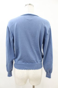 画像2: F&A / クリアマーガレット釦UVカットニットカーディガン Free BLUE H-25-06-11-055-LO-TO-NS-ZH
