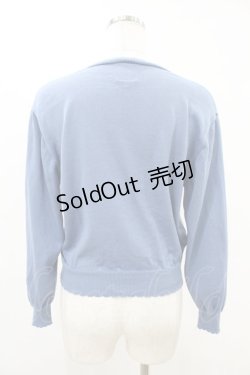 画像2: F&A / クリアマーガレット釦UVカットニットカーディガン Free BLUE H-25-06-11-055-LO-TO-NS-ZH