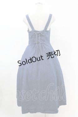 画像2: an another angelus / ビスチェ切替デニムジャンパースカート Free BLUE H-25-06-11-006-CA-OP-NS-ZH