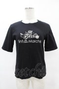 Fi.n.t / マルシェフルーツロゴT Free BLACK H-25-06-11-060-CA-TS-NS-ZH