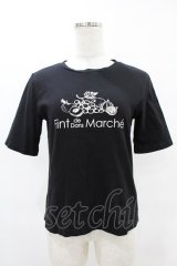 Fi.n.t / マルシェフルーツロゴT Free BLACK H-25-06-11-060-CA-TS-NS-ZH