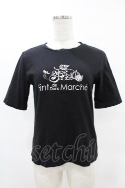 画像1: Fi.n.t / マルシェフルーツロゴT Free BLACK H-25-06-11-060-CA-TS-NS-ZH