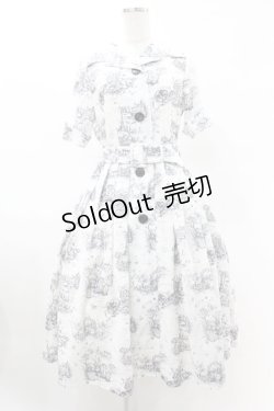 画像1: an another angelus / ピクニックトワル柄シャツワンピース Free CHARCOAL H-25-06-11-010-CA-OP-NS-ZH