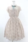 Fi.n.t / フロントリボン小花柄シフォンワンピース Free ORANGE H-25-06-11-011-CA-OP-NS-ZH