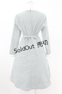 画像2: Fi.n.t / スカラップ使いギンガムチェックワンピース Free GREEN×WH H-25-06-11-012-CA-OP-NS-ZH