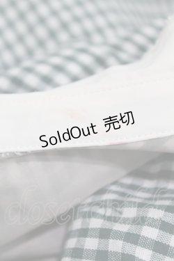 画像3: Fi.n.t / スカラップ使いギンガムチェックワンピース Free GREEN×WH H-25-06-11-012-CA-OP-NS-ZH