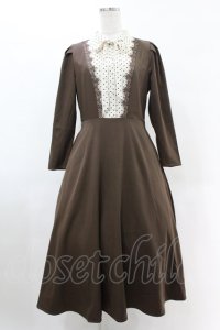 an another angelus / ドットヨークボウタイワンピース Free BROWN H-25-06-11-014-CA-OP-NS-ZH
