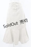 an another angelus / フロントレースアップロングマーメイドスカート Free BEIGE H-25-06-11-026-CA-SK-NS-ZH