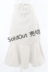 an another angelus / フロントレースアップロングマーメイドスカート Free BEIGE H-25-06-11-026-CA-SK-NS-ZH