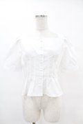 an another angelus / コルセットタックブラウス Free OFF WHITE H-25-06-11-028-CA-BL-NS-ZH