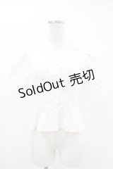an another angelus / コルセットタックブラウス Free OFF WHITE H-25-06-11-028-CA-BL-NS-ZH