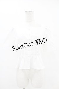 an another angelus / コルセットタックブラウス Free OFF WHITE H-25-06-11-028-CA-BL-NS-ZH