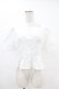 画像1: an another angelus / コルセットタックブラウス Free OFF WHITE H-25-06-11-028-CA-BL-NS-ZH (1)