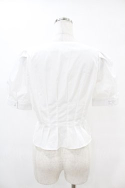 画像2: an another angelus / コルセットタックブラウス Free OFF WHITE H-25-06-11-028-CA-BL-NS-ZH