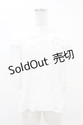 an another angelus / ダブル釦レース使いビッグカラーブラウス Free OFF WHITE H-25-06-11-029-CA-BL-NS-ZH