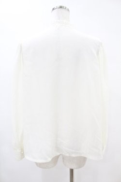 画像2: Fi.n.t / ストライプレースヨークフリルブラウス Free OFF WHITE H-25-06-11-030-CA-BL-NS-ZH
