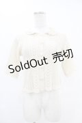 Fi.n.t / 衿付きレース編みニットカーディガン Free IVORY H-25-06-11-033-CA-TO-NS-ZH