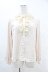 an another angelus / レースラッフルブラウス Free IVORY H-25-06-11-036-CA-BL-NS-ZH