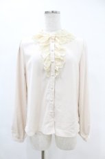 画像1: an another angelus / レースラッフルブラウス Free IVORY H-25-06-11-036-CA-BL-NS-ZH (1)