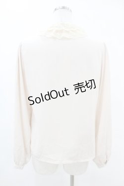 画像2: an another angelus / レースラッフルブラウス Free IVORY H-25-06-11-036-CA-BL-NS-ZH