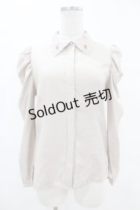 an another angelus / ローズカメオ刺繍衿ブラウス Free PINK BEIGE H-25-06-11-037-CA-BL-NS-ZH