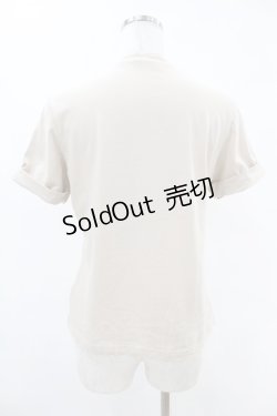 画像2: an another angelus / モックネックロゴT Free PINK BEIGE H-25-06-11-038-CA-TO-NS-ZH