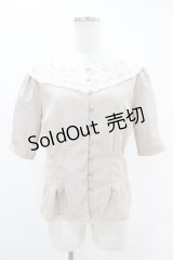 an another angelus / トーションレースカラーブラウス Free L/BEIGE H-25-06-11-039-CA-BL-NS-ZH
