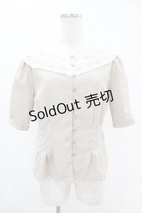 an another angelus / トーションレースカラーブラウス Free L/BEIGE H-25-06-11-039-CA-BL-NS-ZH