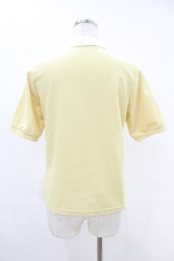 画像2: Fi.n.t / レタードワッペンポロシャツ Free L/YELLOW H-25-06-11-041-CA-TO-NS-ZH