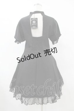 画像2: DARK IN LOVE / Gothic lolita hearted lace up midi dress L ブラック H-25-06-12-029-PU-OP-KB-ZH