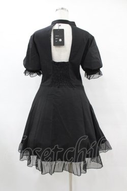 画像2: DARK IN LOVE / Gothic lolita hearted lace up midi dress L ブラック H-25-06-12-030-PU-OP-KB-ZH