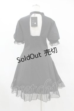 画像2: DARK IN LOVE / Gothic lolita hearted lace up midi dress L ブラック H-25-06-12-030-PU-OP-KB-ZH